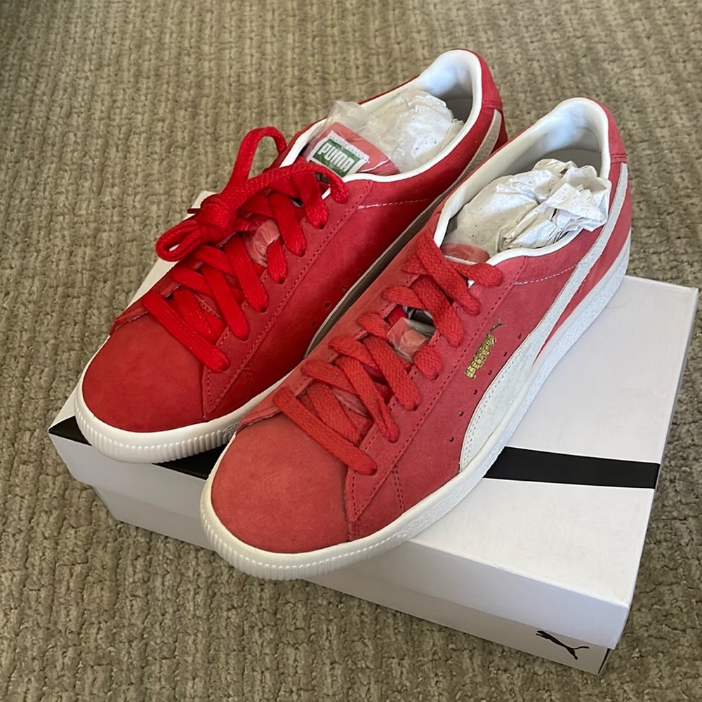 Puma suede leather sneakers